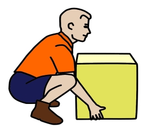 Lift and carry a large, heavy or awkward object